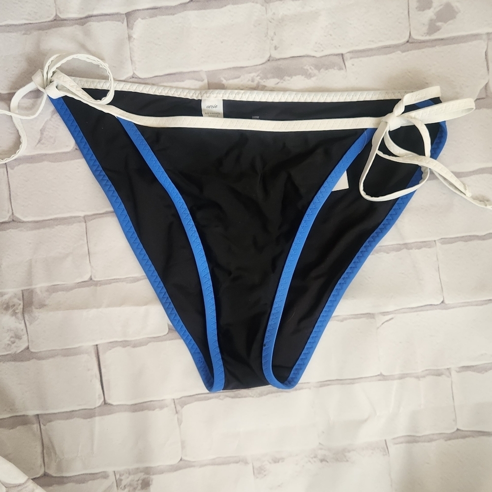 NWOT- aerie black cheeky swim bottom